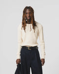L/S Thermo Waffle T-Shirt Off White