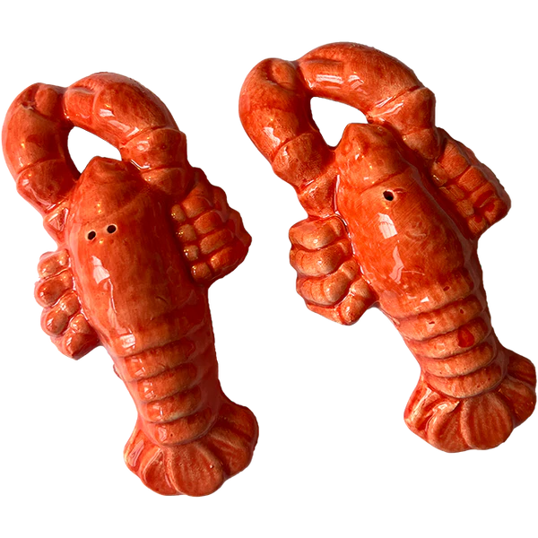 Salt, pepper, red lobster