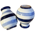 Salt pepper blue stripes