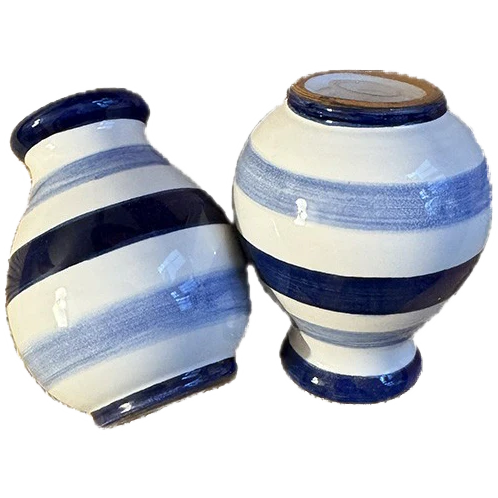 Salt pepper blue stripes