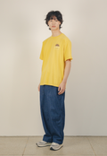 Fatigue stipe denim pants indigo