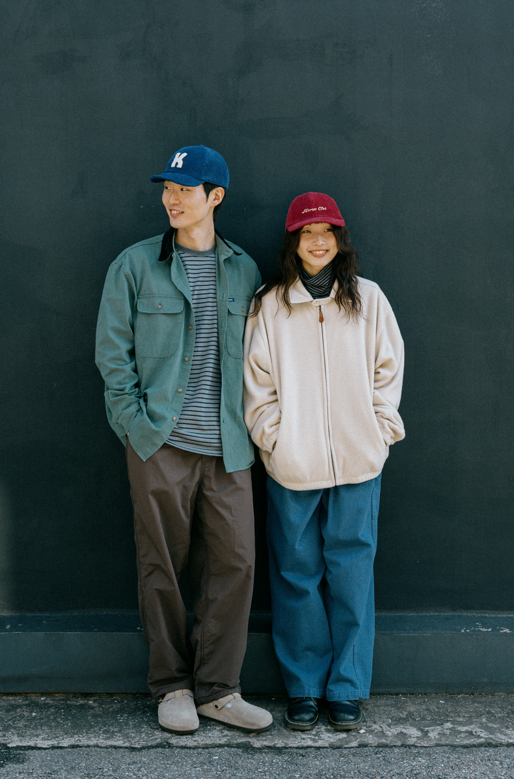 Fleece bomber jacket cream
