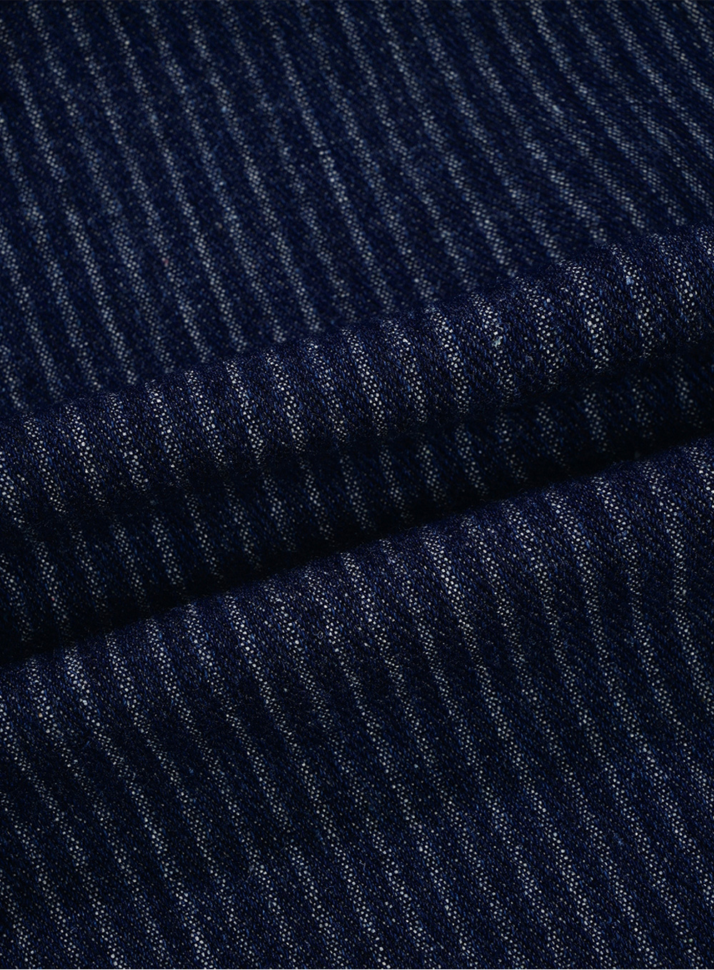 Fatigue stipe denim pants indigo