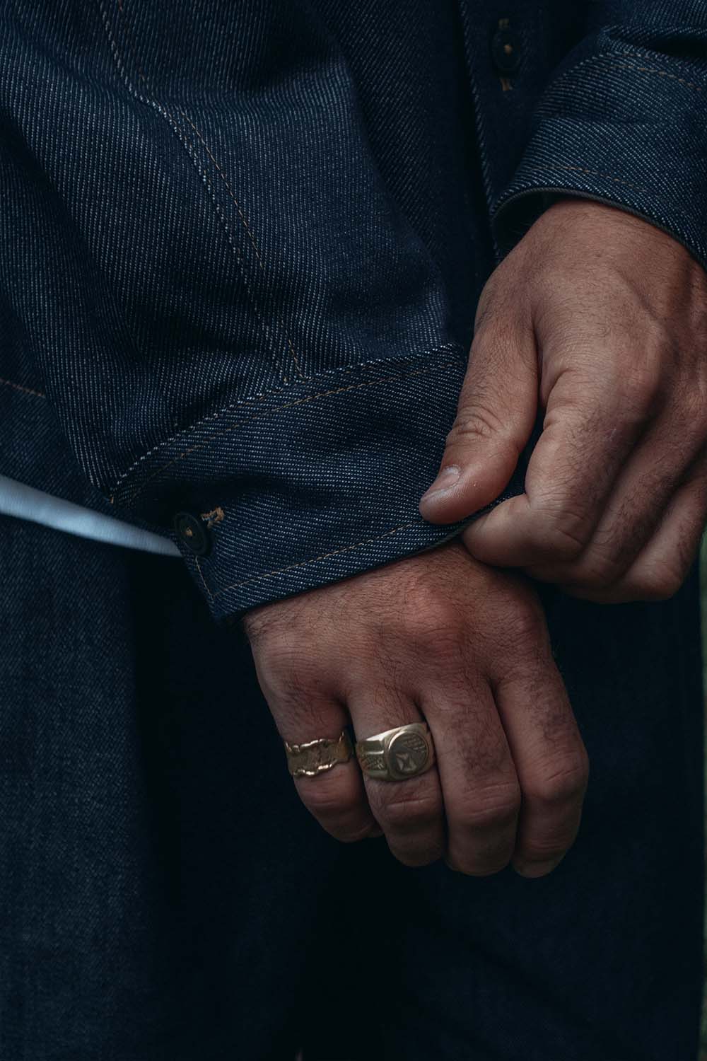 Blue denim jacket