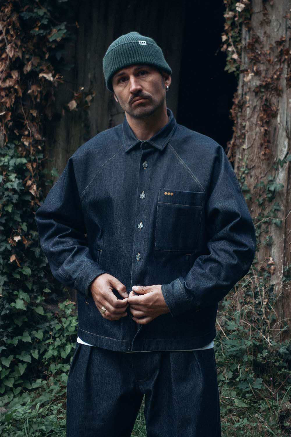 Blue denim jacket