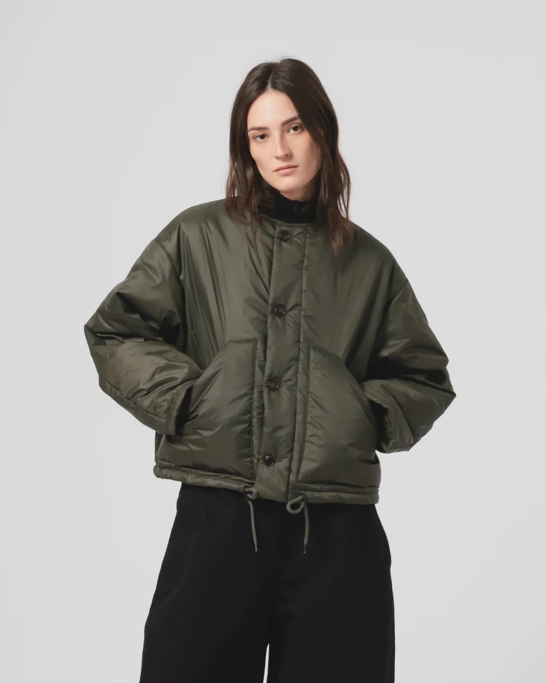 Veste matelassée vert poussiéreux Nuclear