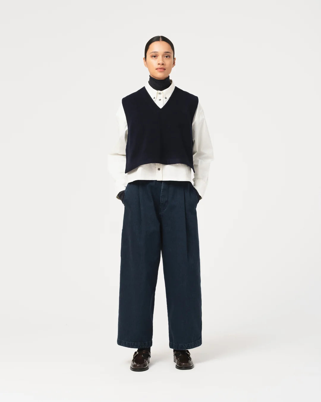 Vee vest navy