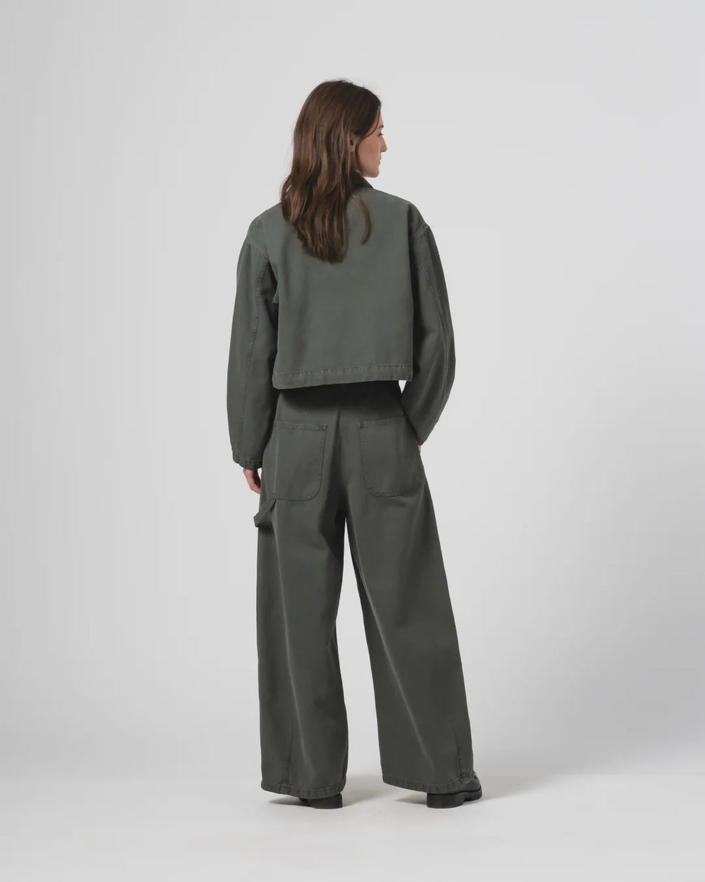Atlantide Chino Canvas Forest Green