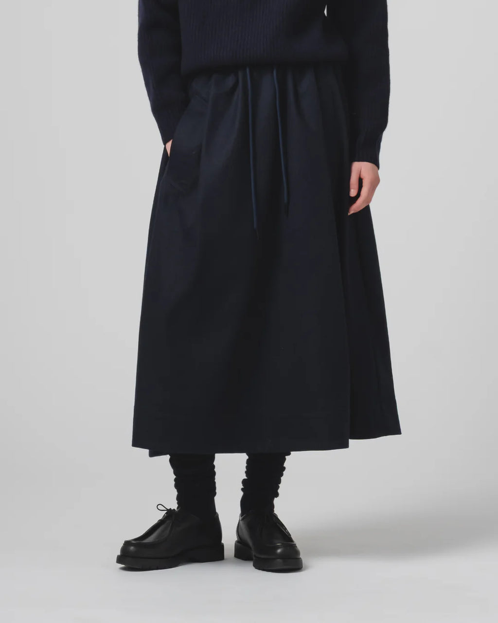 Meadow Skirt Cashart Wool Inkt