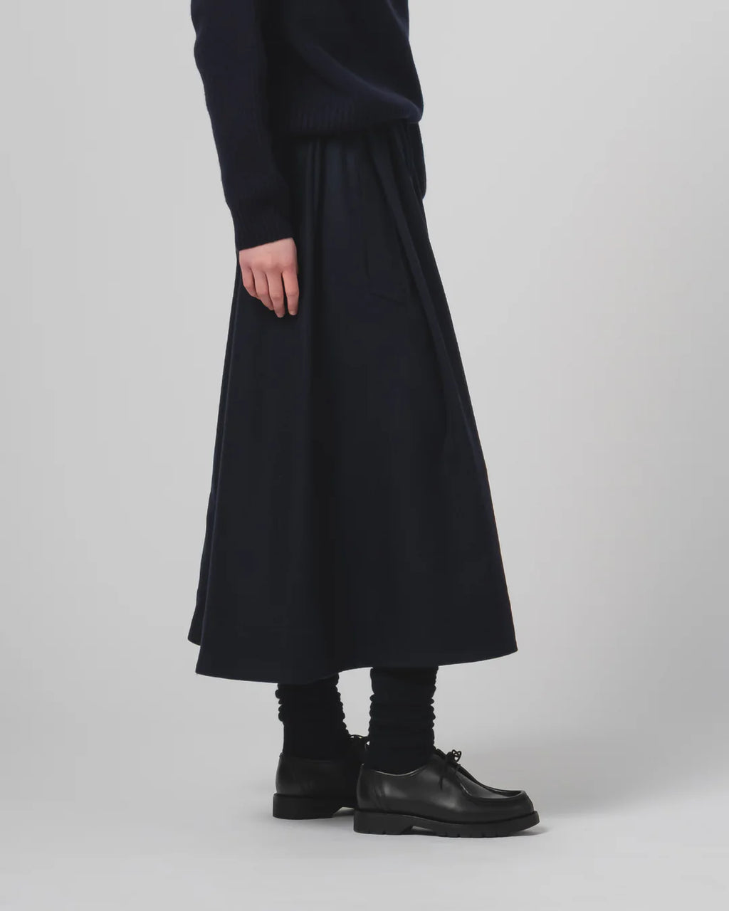 Meadow Skirt Cashart Wool Inkt