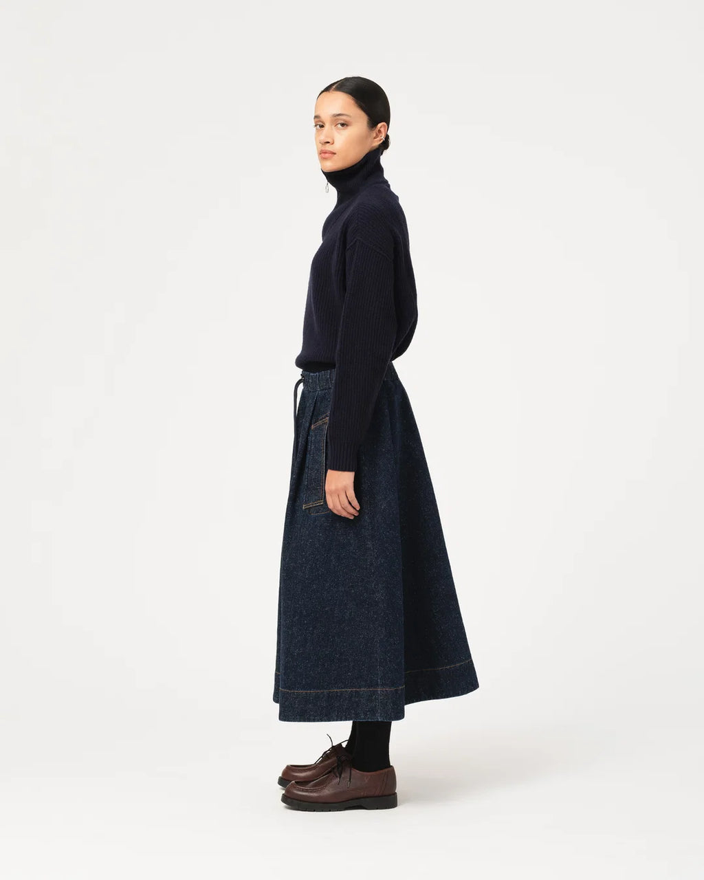 Meadow skirt neppy denim