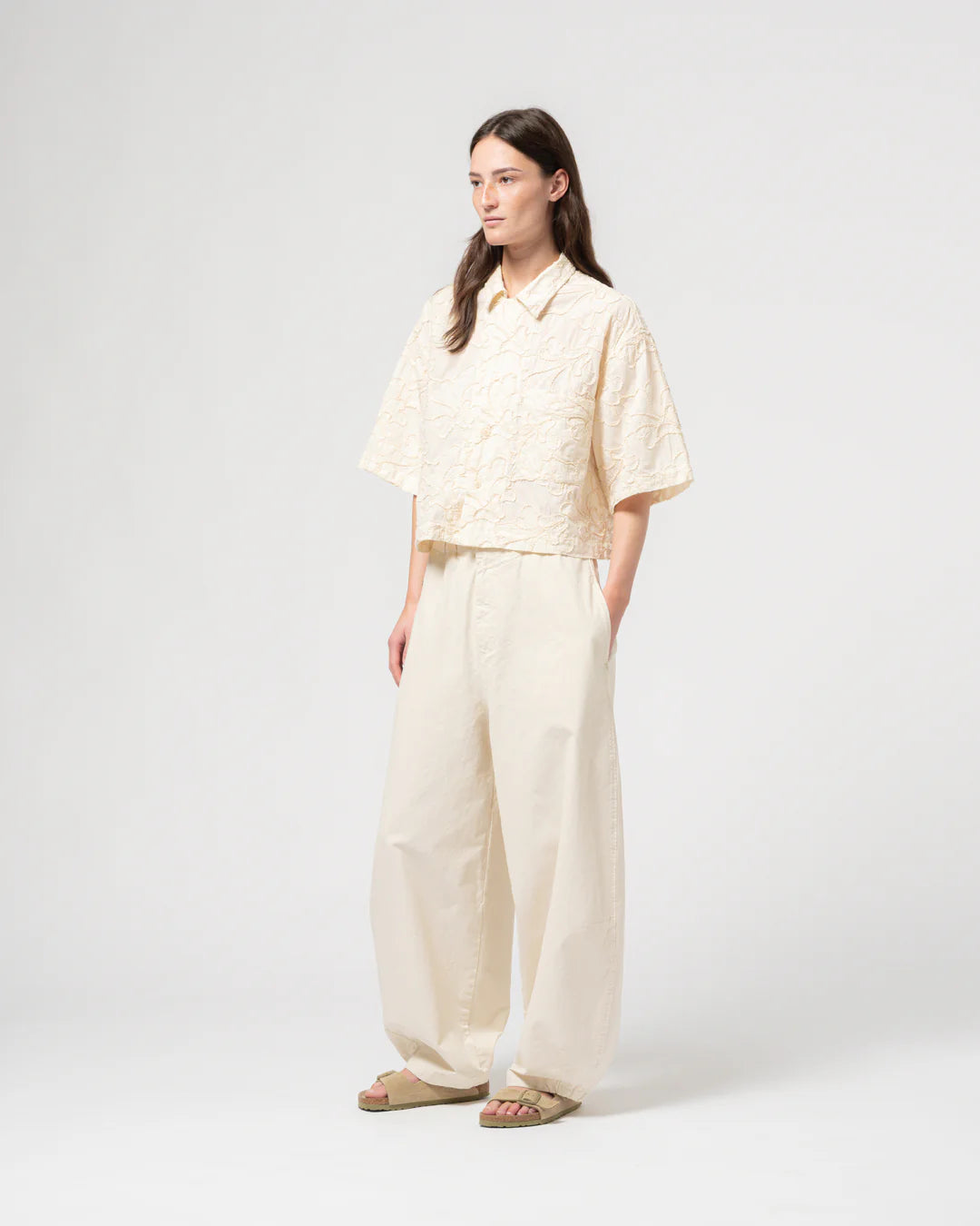 Sumatra shirt lily cotton wheat