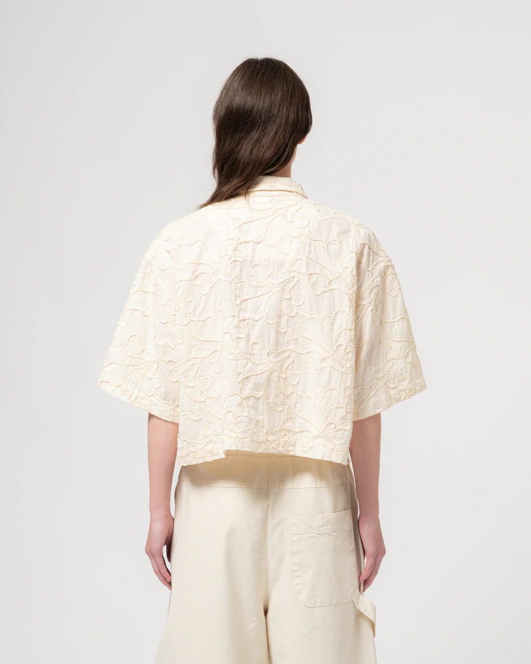 Sumatra shirt lily cotton wheat