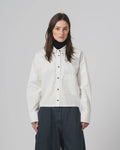 Cubic Shirt Poplin Milk