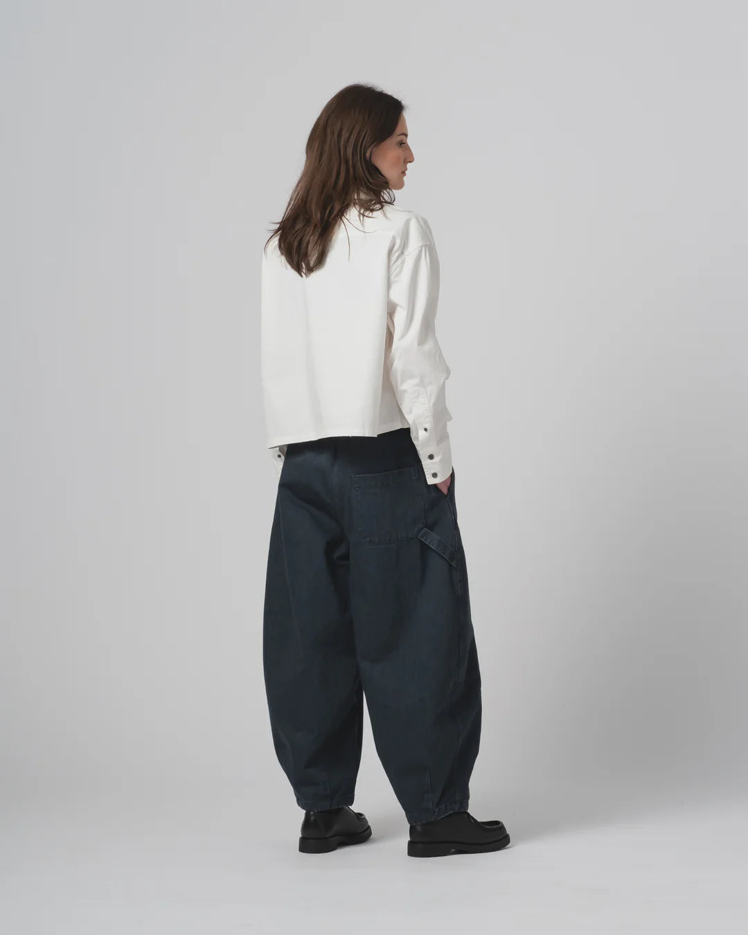 Cubic Shirt Poplin Milk