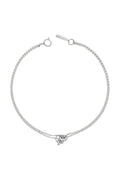Sinead crystal palladium necklace